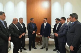 دیدار رییس کل بانک مرکزی و رییس اتاق ایران با وزیر بازرگانی عراق