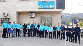 تجلیل از مدافعان سلامت و همکار روشن‌دل شرکت فولاد کاوه جنوب کیش